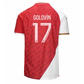 AS Monaco Aleksandr Golovin #17 Domaci Dres 2023-24 Kratak Rukavima